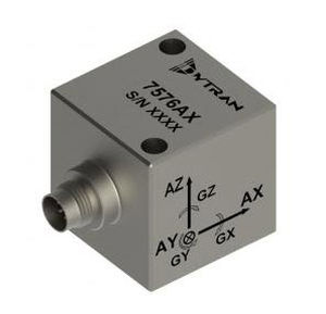 Acelerómetro triaxial - 7576 - DYTRAN INSTRUMENTS - MEMS / de dimensiones reducidas / angular
