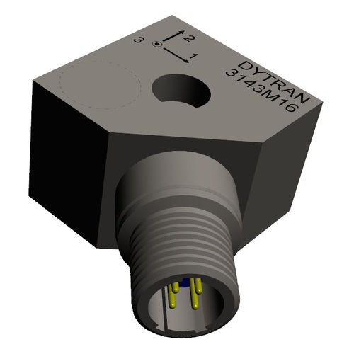 Acelerómetro triaxial - 3143M16   - DYTRAN INSTRUMENTS - IEPE / aplicaciones criogénicas