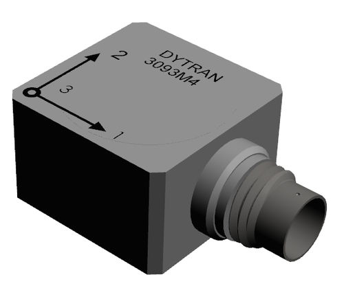 Acelerómetro triaxial - 3093M4   - DYTRAN INSTRUMENTS - piezoeléctrico / IEPE / en miniatura