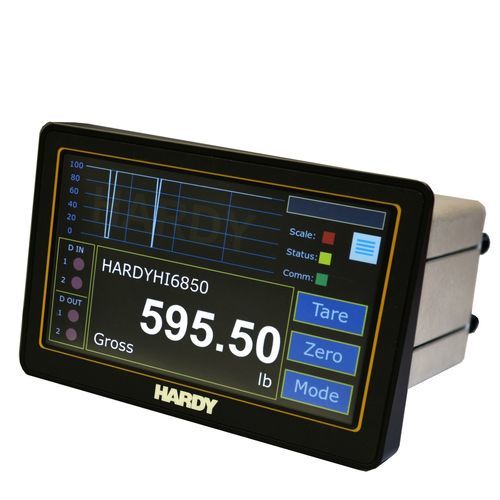 Indicador controlador de pesaje multivías - HI6850 - Hardy Process Solutions - batch / IP65 / con pantalla táctil