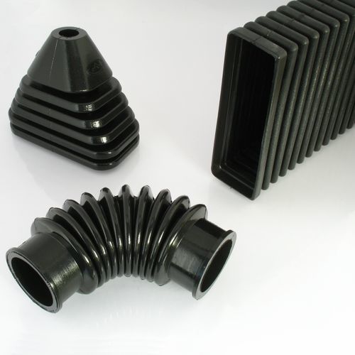 Fuelle de protección rectangular - Barbieri Rubber srl - cilíndrico / cónico / de caucho