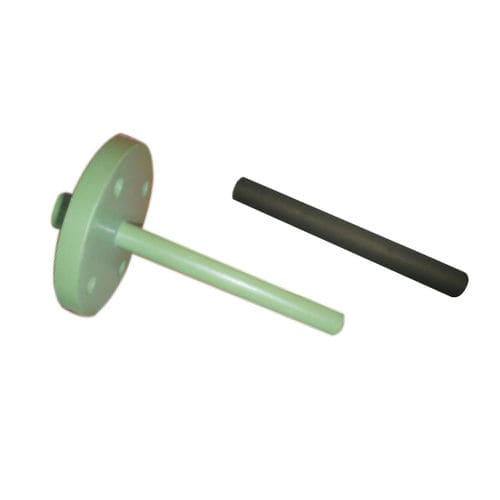 Termopozo con brida - TEMPSENS - de PVDF / de cerámica / de PTFE