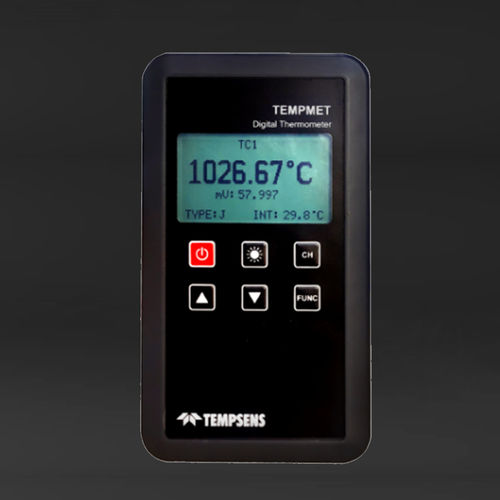 Termómetro de termopar - TEMPMET 08 - TEMPSENS - RTD / con indicador digital / de precisión