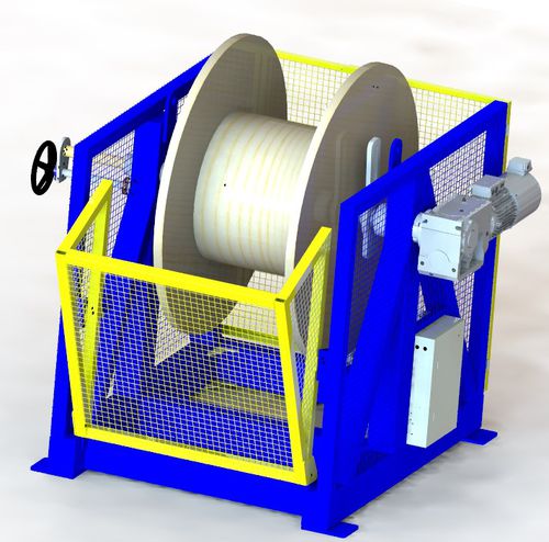 Desbobinador motorizado - DVFD-5TN  - LOIMEX - para carretes / de cables / robusto