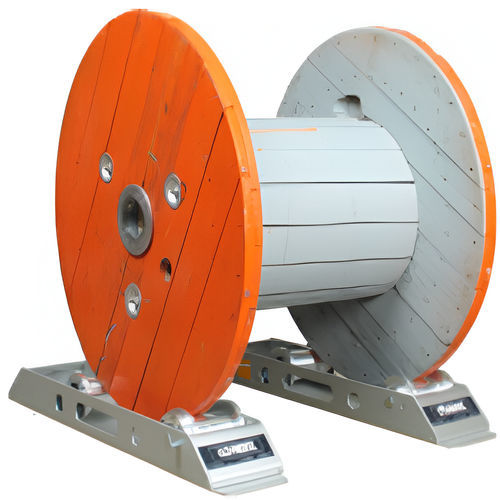 Desbobinador de rodillos - GRL1400 - LOIMEX - para carretes / de bobinas / de cables