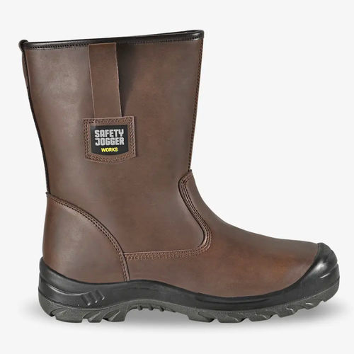 Botas de seguridad para uso industrial - ALASKA - Safety Jogger Works - resistente al agua / de caucho / de cuero