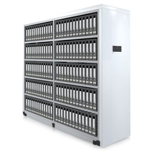 Armario de oficina - Bruynzeel Storage System - de suelo / de taquillas / con estantes