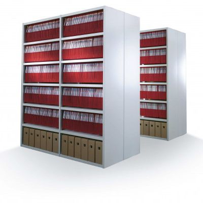Sistema de estanterías de oficina - Sysco® series - Bruynzeel Storage System - con tablas / unilateral / modular