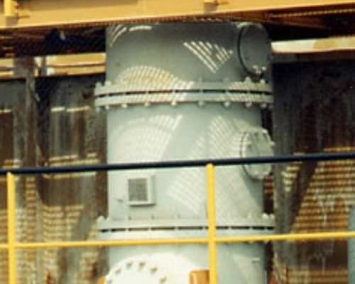 Depósito de acero al carbono - Diflon - revestido de PTFE / vertical