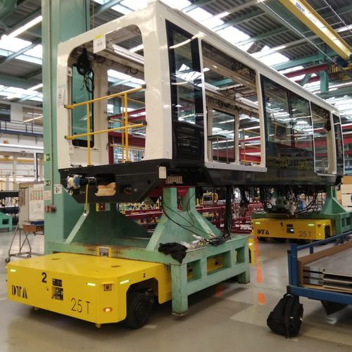 Transportador autopropulsado eléctrico - DTA - de 2 ejes