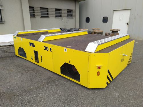 Transportador autopropulsado eléctrico - DTA - de 2 ejes / para grandes cargas