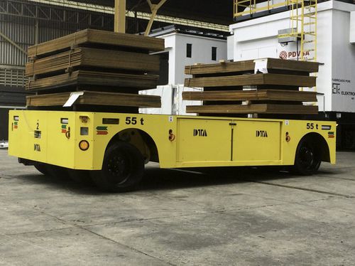 Transportador autopropulsado alimentado por batería - DTA - de 2 ejes