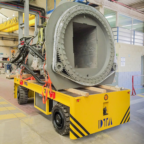 Transportador autopropulsado eléctrico - DTA - de 2 ejes / para grandes cargas