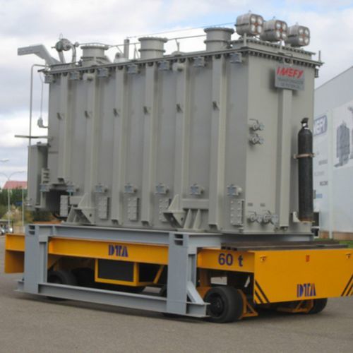 Transportador autopropulsado eléctrico - DTA - de 2 ejes / para grandes cargas