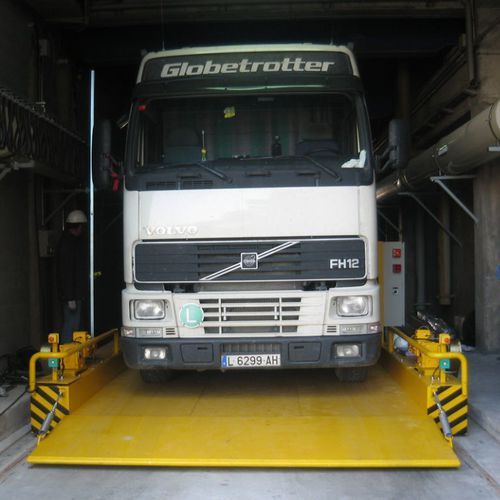 Transportador autopropulsado eléctrico - DTA - para grandes cargas / en riel