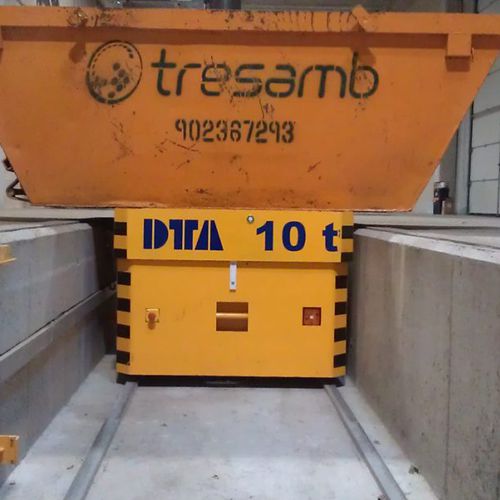 Transportador autopropulsado eléctrico - DTA - en riel