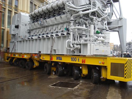 Transportador autopropulsado con motor diésel - DTA - de más de 6 ejes / para grandes cargas