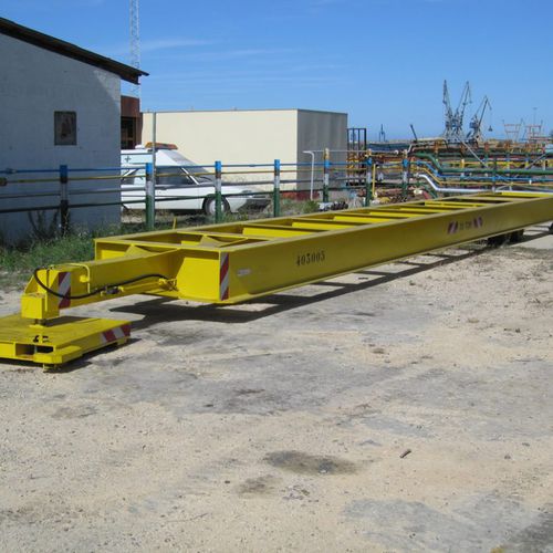 Remolque plataforma - DTA - para equipamiento industrial / de 1 eje / de acoplamiento