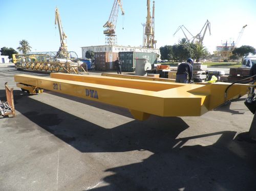 Remolque plataforma - DTA - para equipamiento industrial / de 2 ejes / de acoplamiento