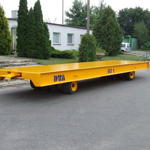 Remolque plataforma - DTA - para equipamiento industrial / de 2 ejes / de acoplamiento