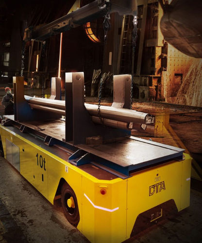Transportador autopropulsado eléctrico - DTA - para grandes cargas / elevador / multidireccional