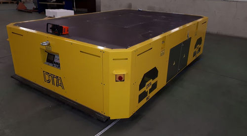Transportador autopropulsado eléctrico - DTA - elevador / de rueda de Vulkollan® / de rueda superflexible
