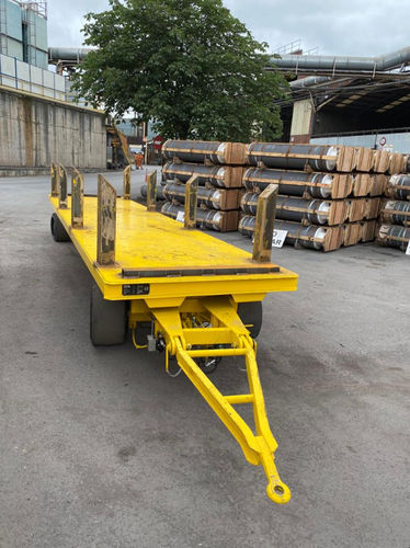 Remolque plataforma - DTA - para equipamiento industrial / para de premezclados / para la construcción naval