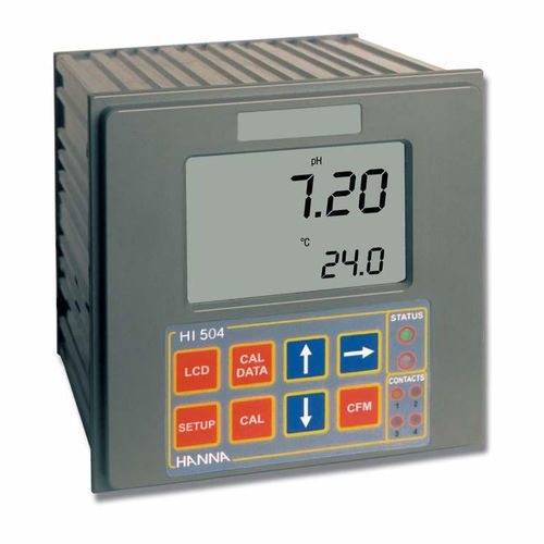 PHmetro fijo - HI-504 series - NEURTEK - de proceso / con pantalla LCD