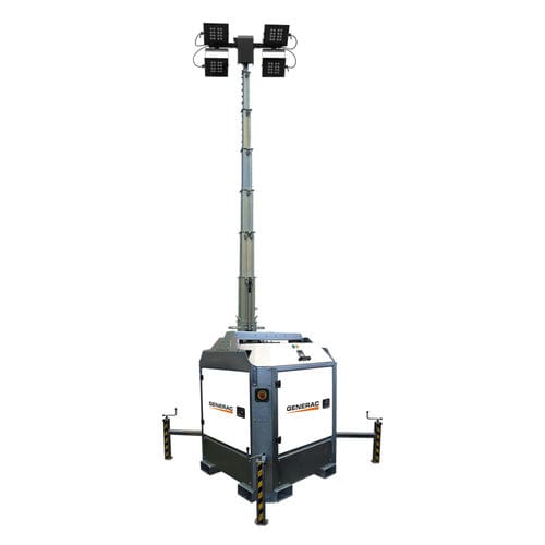 Torre de iluminación LED - CUBE Hybrid - Generac Mobile (PR Industrial Srl) - con motor diésel / alimentada por batería / híbrida