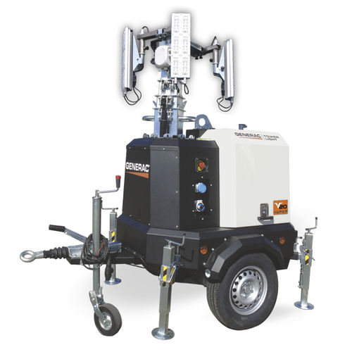 Torre de iluminación LED - V20 Hyper - Generac Mobile (PR Industrial Srl) - con motor diésel