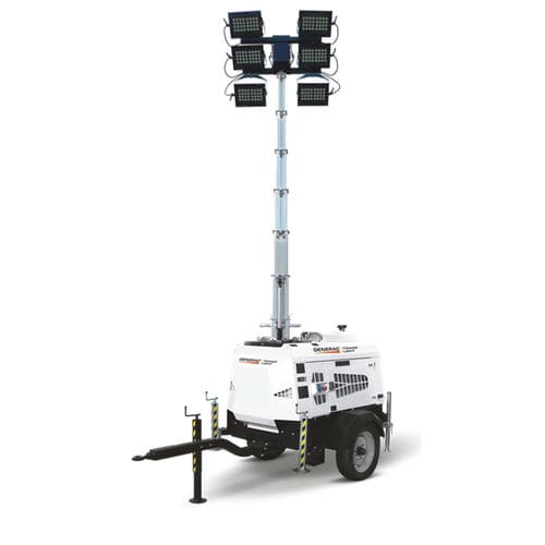 Torre de iluminación LED - VT-Mine - Generac Mobile (PR Industrial Srl) - con motor diésel