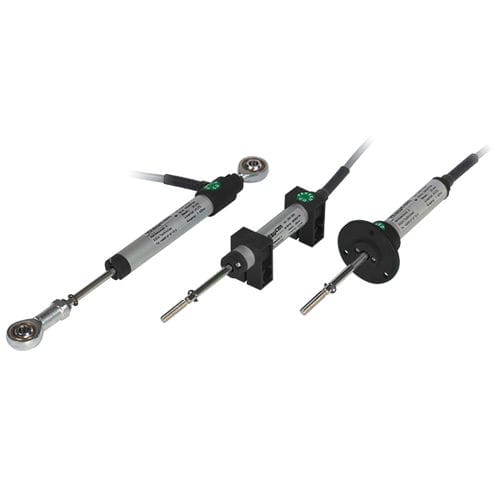 Sensor de posición lineal - LZW1 - WayCon Positionsmesstechnik GmbH - con potenciómetro híbrido / analógico / cilíndrico