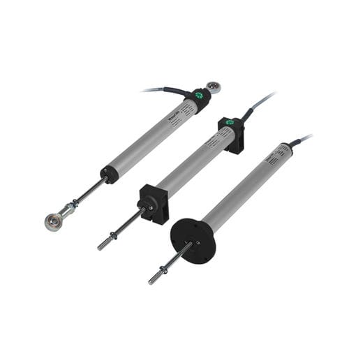Sensor de posición lineal - LZW2 - WayCon Positionsmesstechnik GmbH - con potenciómetro híbrido / analógico / de metal