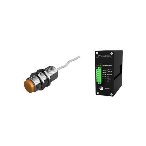 Sensor de desplazamiento por corrientes de Foucault - WST - WayCon Positionsmesstechnik GmbH - lineal / sin conexión mecánica / con salida analógica