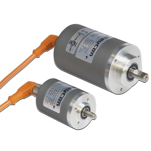 Encoder rotativo absoluto - WP  - WayCon Positionsmesstechnik GmbH - potenciométrico / con eje macizo / multivuelta