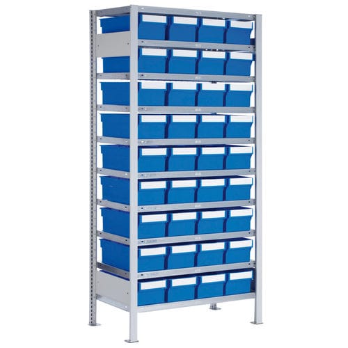 Sistema de estanterías de taller - LB GR 4/36 - Lockweiler Plastic Werke GmbH - con tablas / para cajas