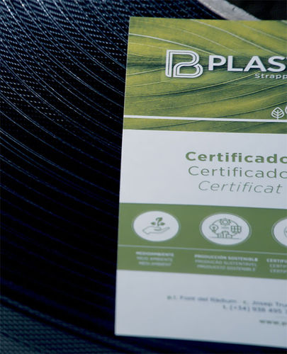 Cincha de sujeción - ECÖBAND - Plasticband S.A. - para máquinas automáticas
