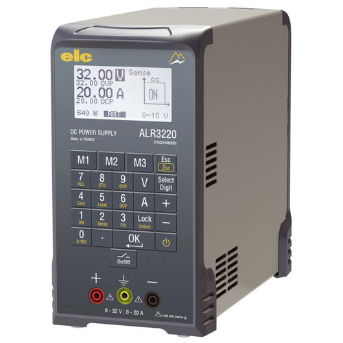Alimentación eléctrica programable - ALR3220 - ELC construction électronique - de mesa / AC/DC / de salida simple