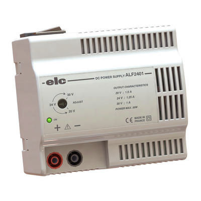 Alimentación eléctrica de mesa - ALF2401 - ELC construction électronique - de pared / AC/DC / de salida simple