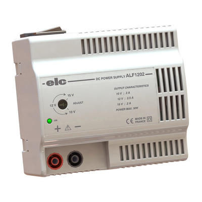 Alimentación eléctrica de mesa - ALF1202 - ELC construction électronique - de pared / AC/DC / de salida simple