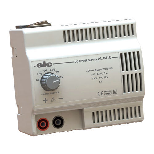 Alimentación eléctrica de mesa - AL841C - ELC construction électronique - AC/DC / de salida simple / regulada
