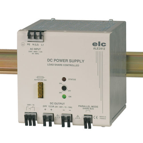 Alimentación eléctrica en riel DIN - ALE2412 - ELC construction électronique - DC / de salida simple / estabilizada