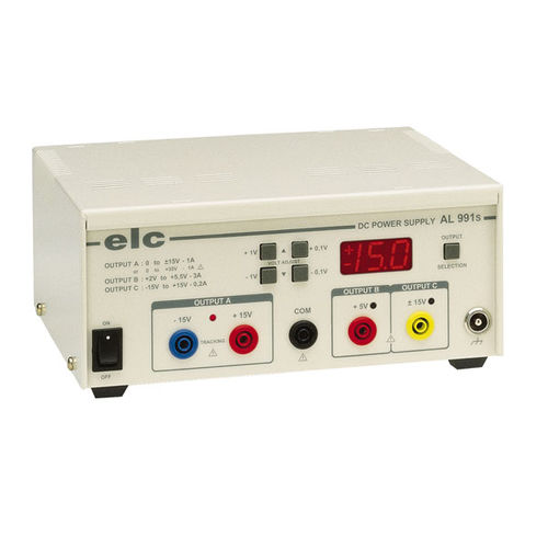 Alimentación eléctrica programable - AL991S - ELC construction électronique - de mesa / AC/DC / regulada