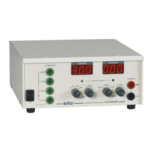 Alimentación eléctrica de mesa - ALR3002M - ELC construction électronique - AC/DC