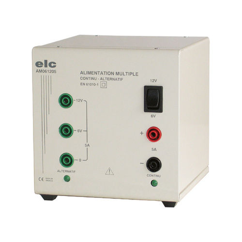 Alimentación eléctrica de mesa - AM061205 - ELC construction électronique - AC/DC