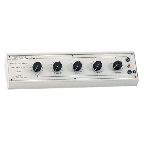 Caja de década de capacidad - DC05 - ELC construction électronique - de precisión / 5 décadas