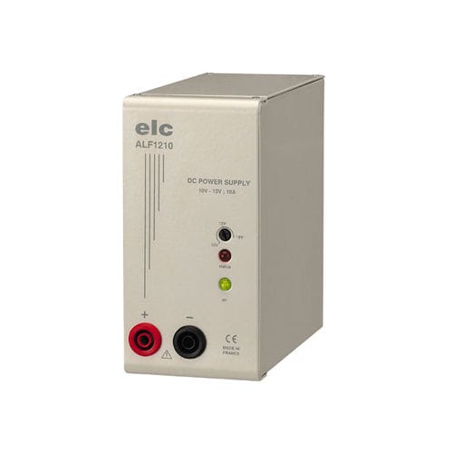 Alimentación eléctrica de mesa - ALF1210 - ELC construction électronique - de pie / AC/DC / de salida simple