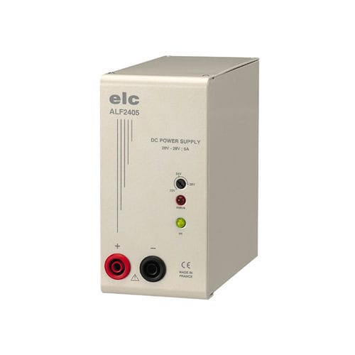 Alimentación eléctrica de mesa - ALF2405 - ELC construction électronique - de pie / AC/DC / de salida simple