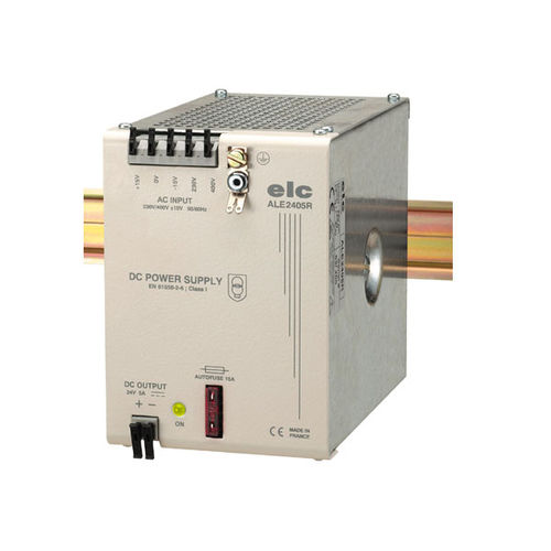 Alimentación eléctrica en riel DIN - ALE2405R - ELC construction électronique - AC/DC / de salida simple / filtrada