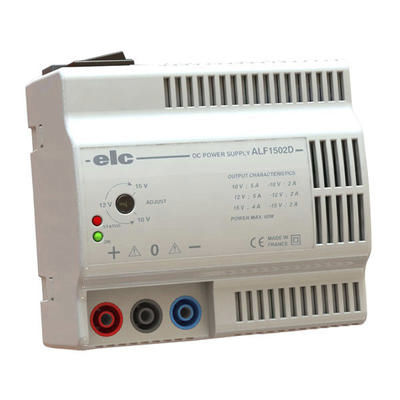 Alimentación eléctrica de mesa - ALF1502D - ELC construction électronique - de pared / AC/DC / de salida simple